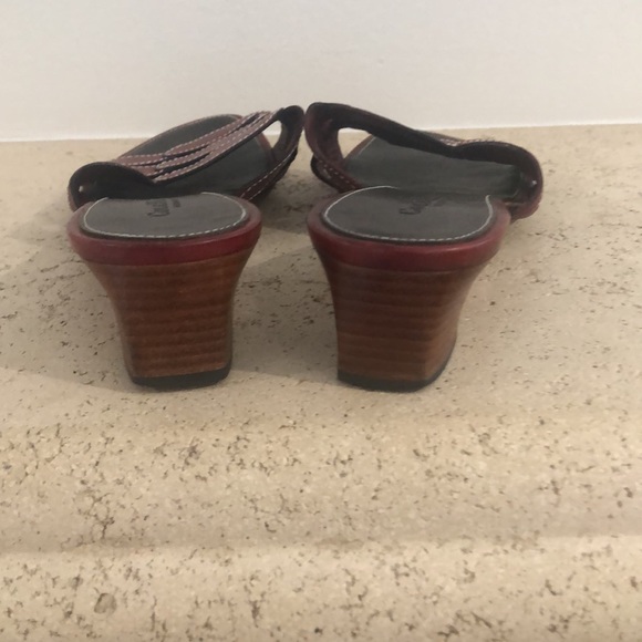Coke Haan Ruby Leather slides. Size 8.5 - Picture 3 of 5